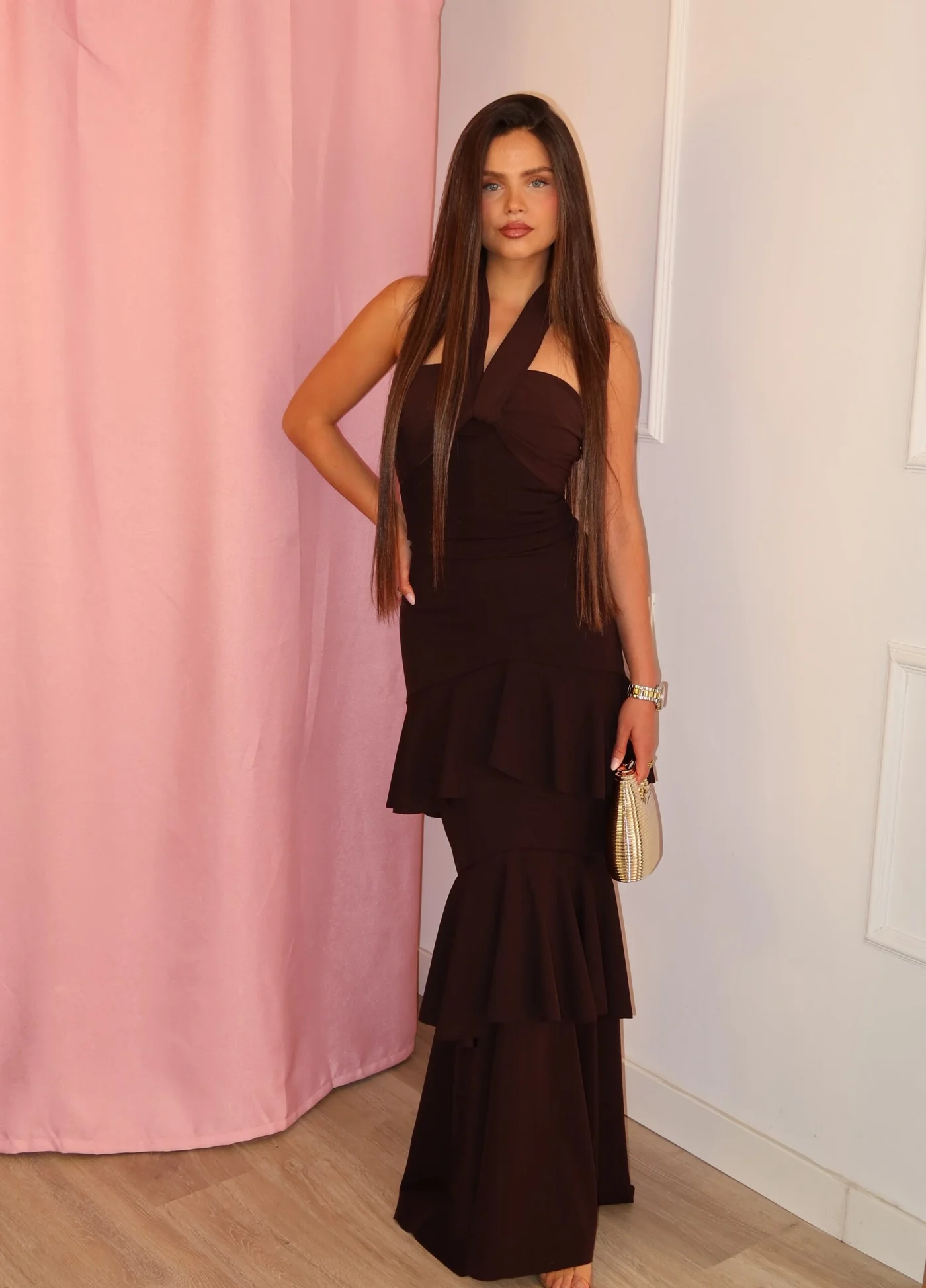 Vestido Sevilla Marrón