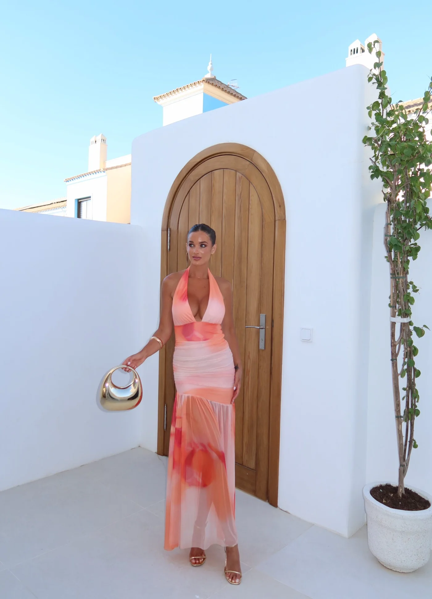 Vestido Sole Coral