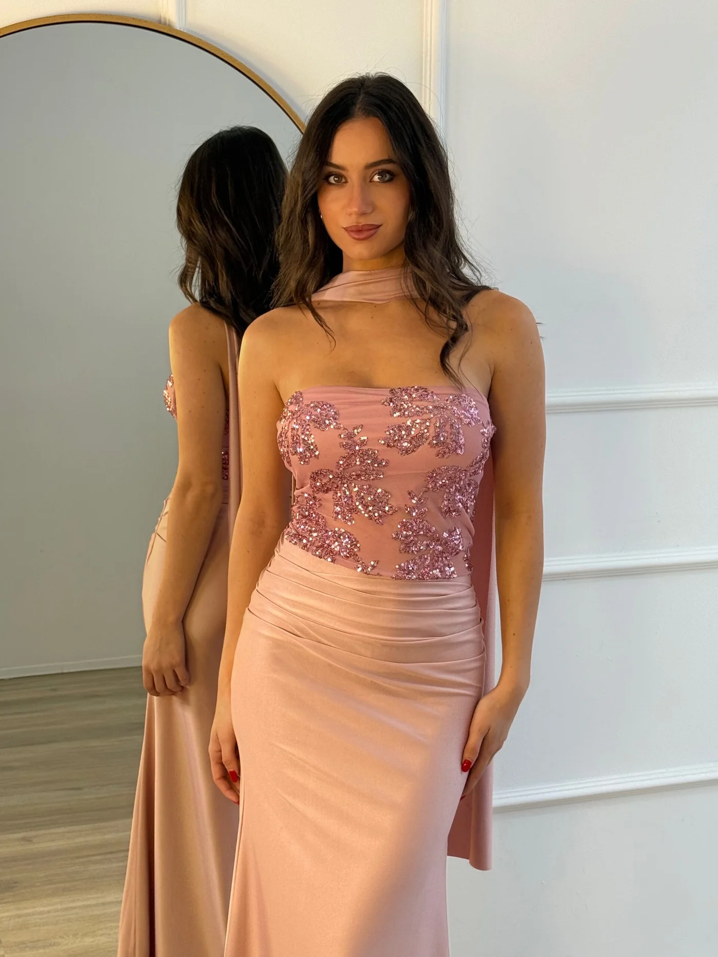Vestido Suite Rosa Pastel