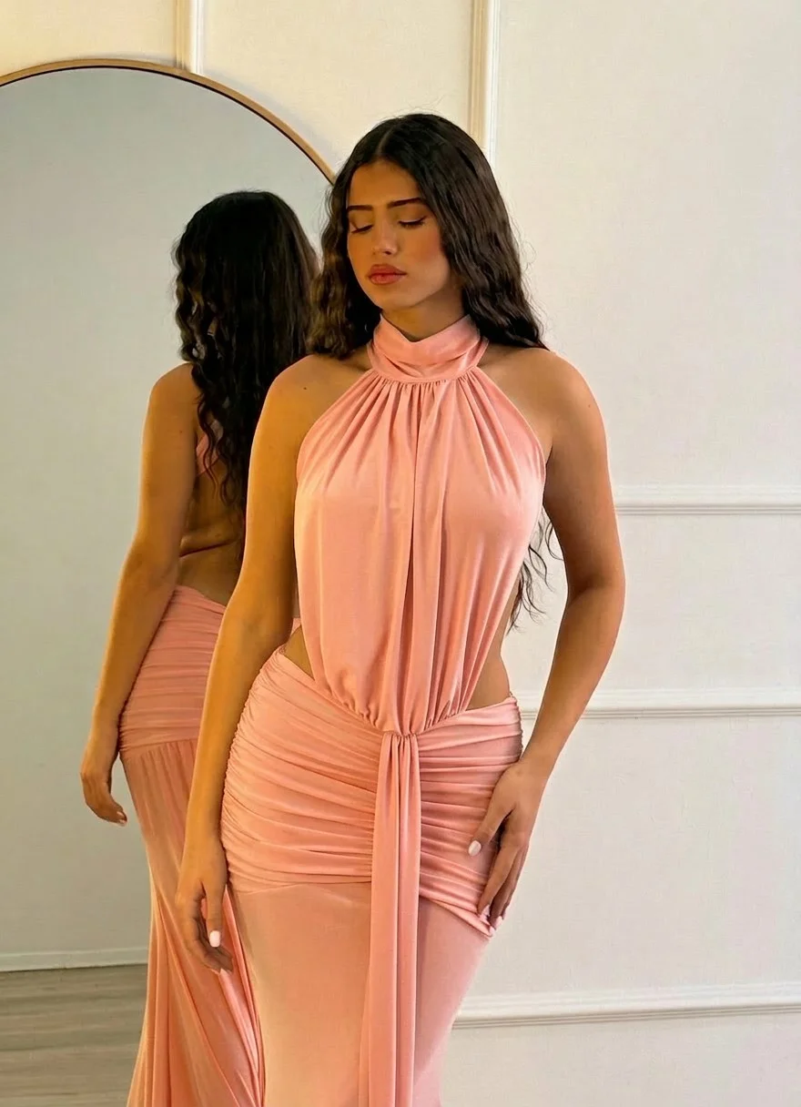 Vestido Umbral Rosa Palo