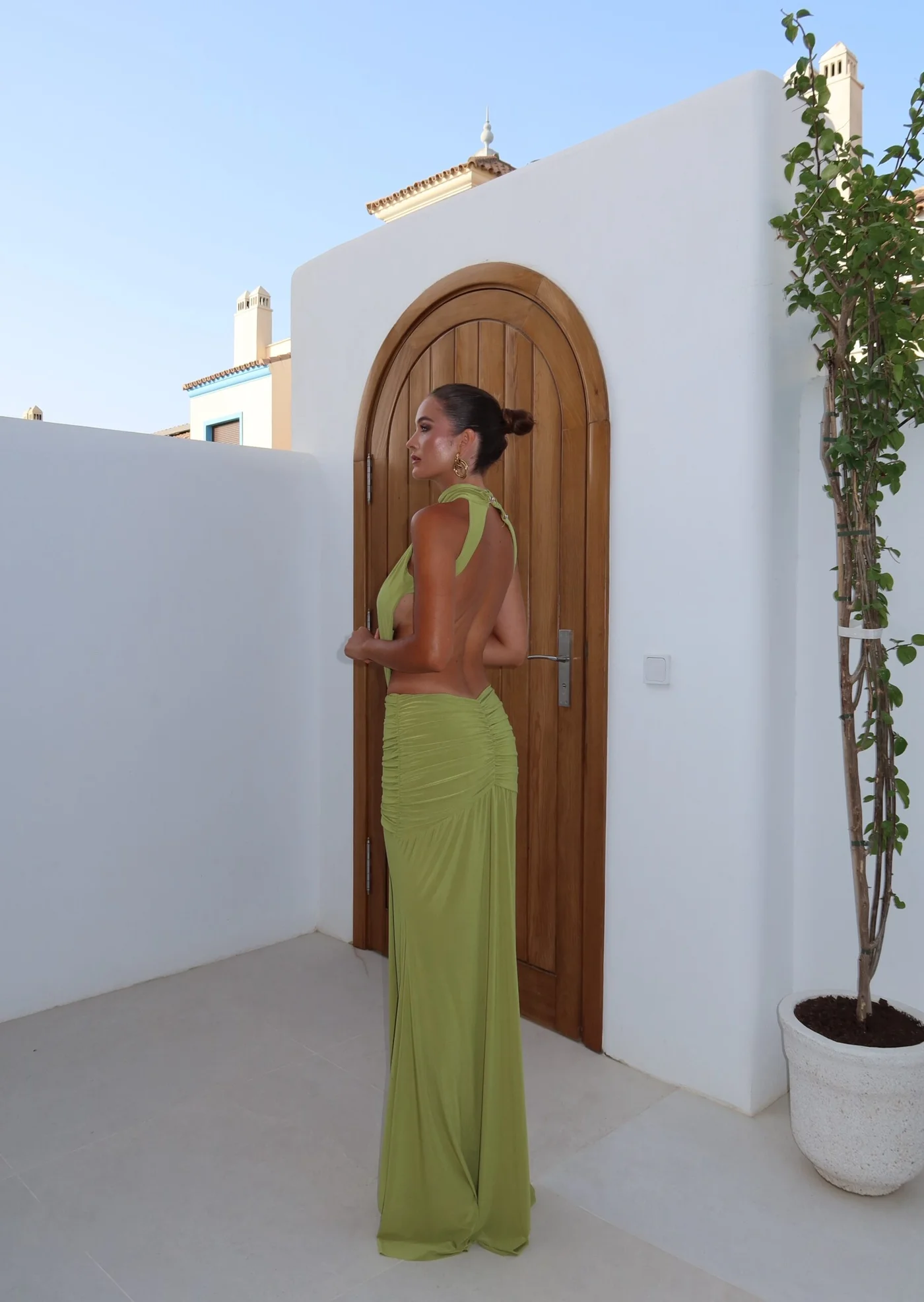 Vestido Umbral Pistacho