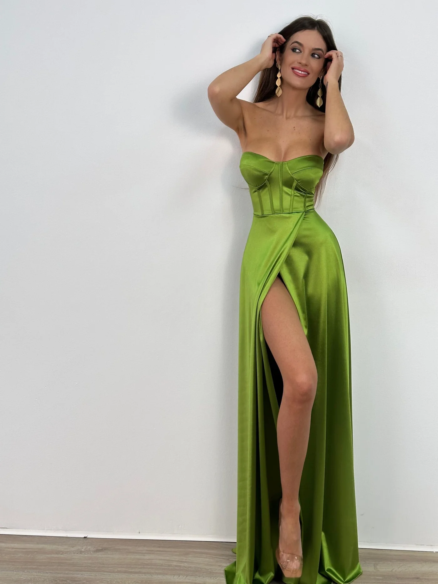 Vestido Vera Pistacho